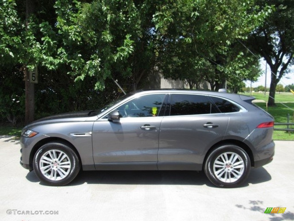 2017 F-PACE 35t AWD Prestige - Ammonite Grey / Jet photo #6
