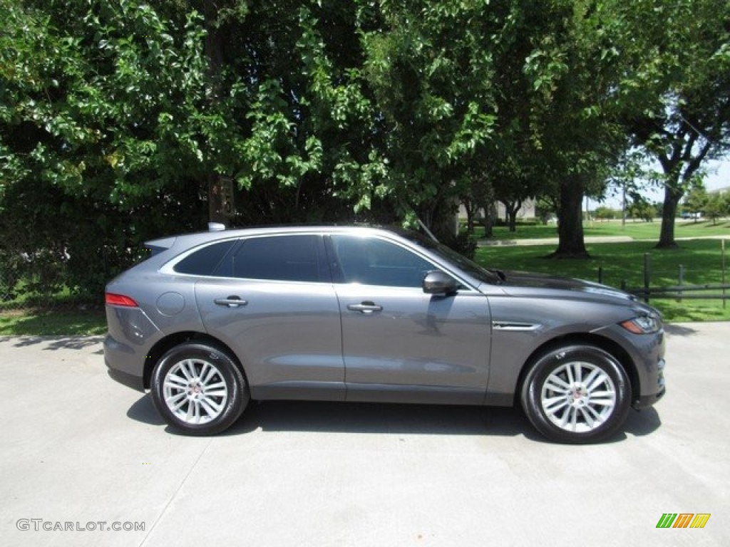 2017 F-PACE 35t AWD Prestige - Ammonite Grey / Jet photo #7