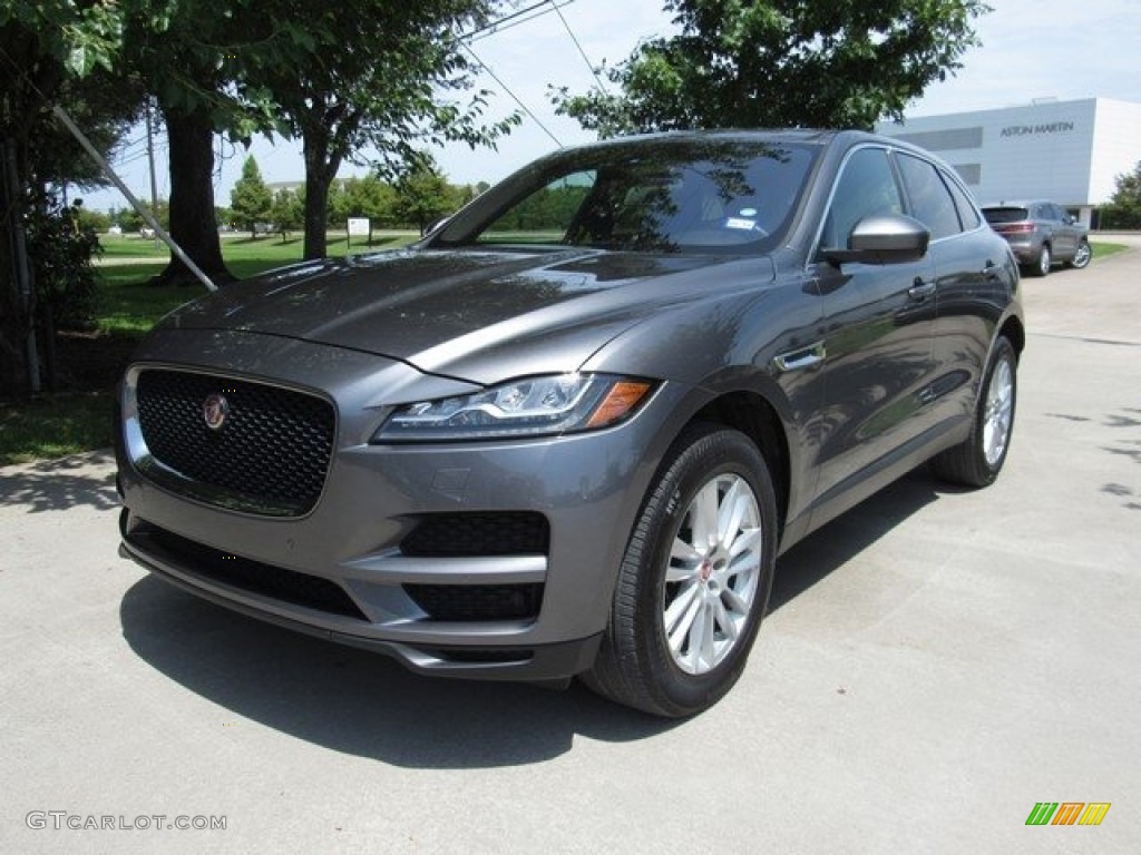 2017 F-PACE 35t AWD Prestige - Ammonite Grey / Jet photo #13