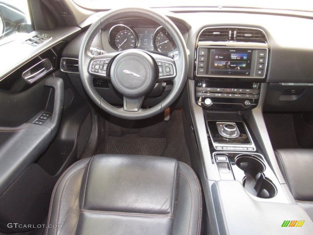 2017 F-PACE 35t AWD Prestige - Ammonite Grey / Jet photo #15