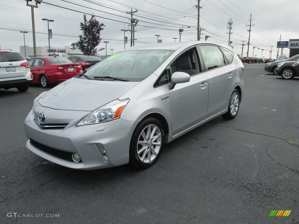 2012 Prius v Five Hybrid - Classic Silver Metallic / Misty Gray photo #2
