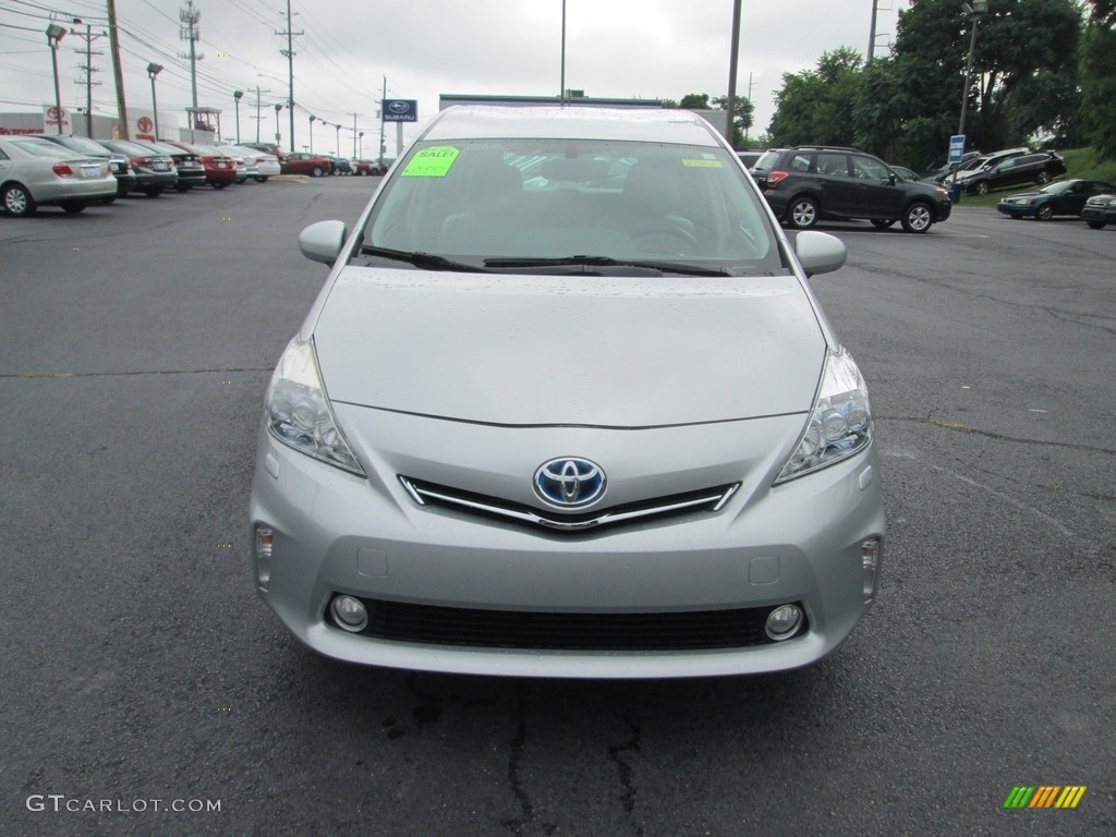 2012 Prius v Five Hybrid - Classic Silver Metallic / Misty Gray photo #3
