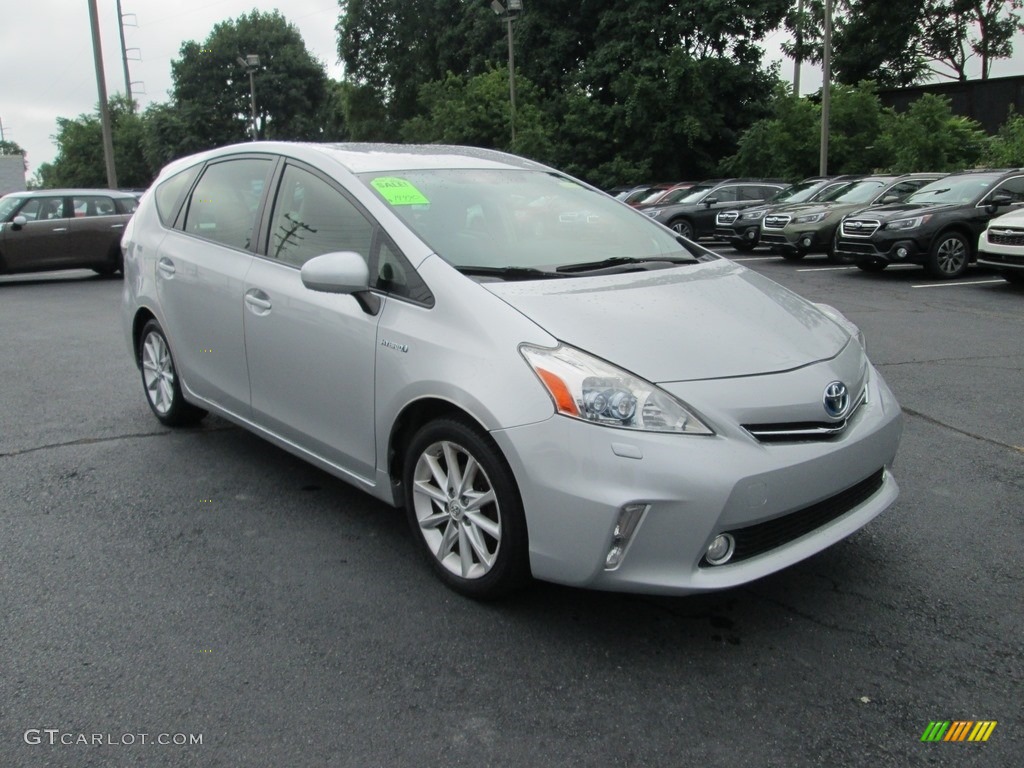 2012 Prius v Five Hybrid - Classic Silver Metallic / Misty Gray photo #4