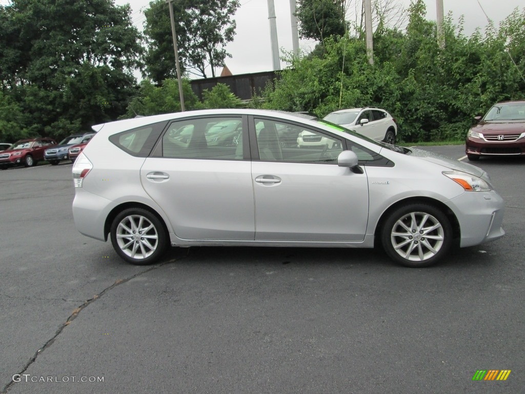 2012 Prius v Five Hybrid - Classic Silver Metallic / Misty Gray photo #5