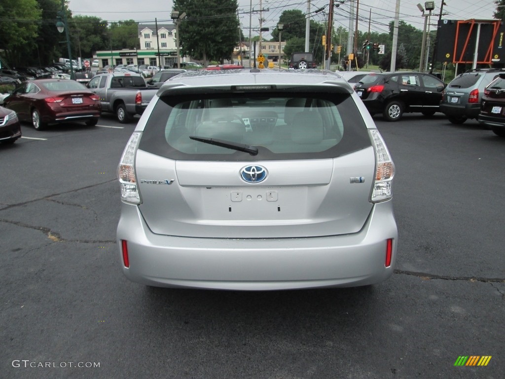 2012 Prius v Five Hybrid - Classic Silver Metallic / Misty Gray photo #7