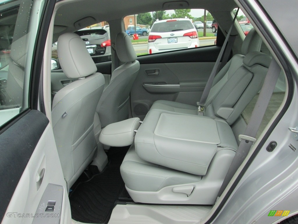2012 Prius v Five Hybrid - Classic Silver Metallic / Misty Gray photo #21