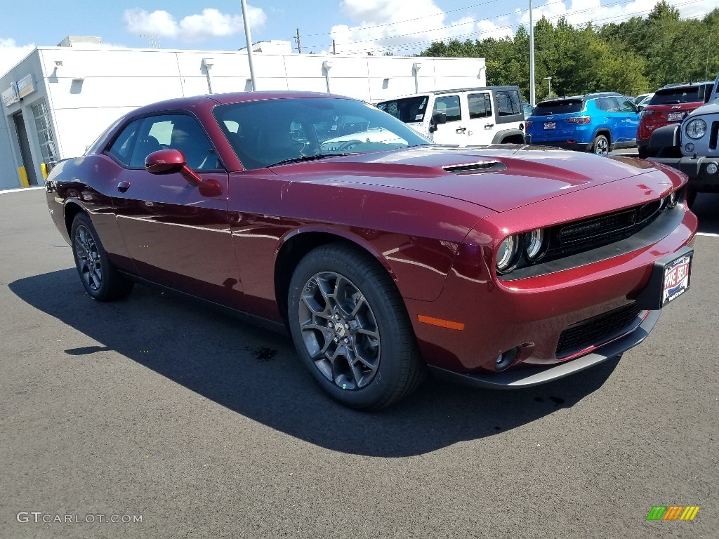 2018 Challenger GT AWD - Octane Red Pearl / Black photo #1