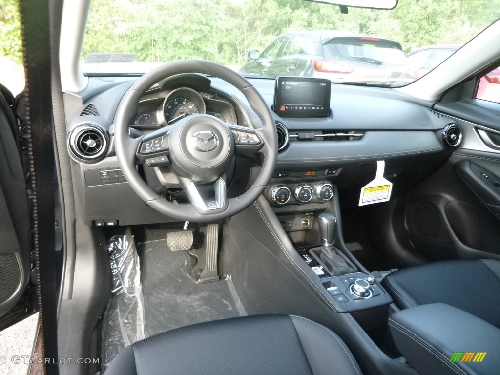 Black Interior 2019 Mazda CX-3 Touring AWD Photo #128483736