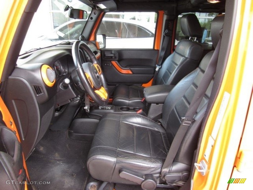 2012 Wrangler Unlimited Sport 4x4 - Crush Orange / Black photo #3