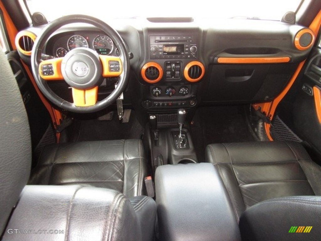 2012 Wrangler Unlimited Sport 4x4 - Crush Orange / Black photo #4