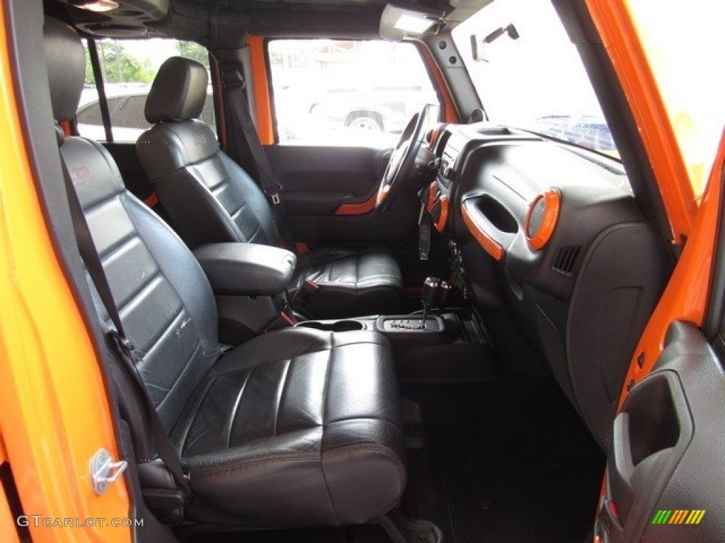 2012 Wrangler Unlimited Sport 4x4 - Crush Orange / Black photo #5