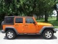 2012 Crush Orange Jeep Wrangler Unlimited Sport 4x4  photo #6