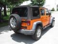 2012 Crush Orange Jeep Wrangler Unlimited Sport 4x4  photo #7