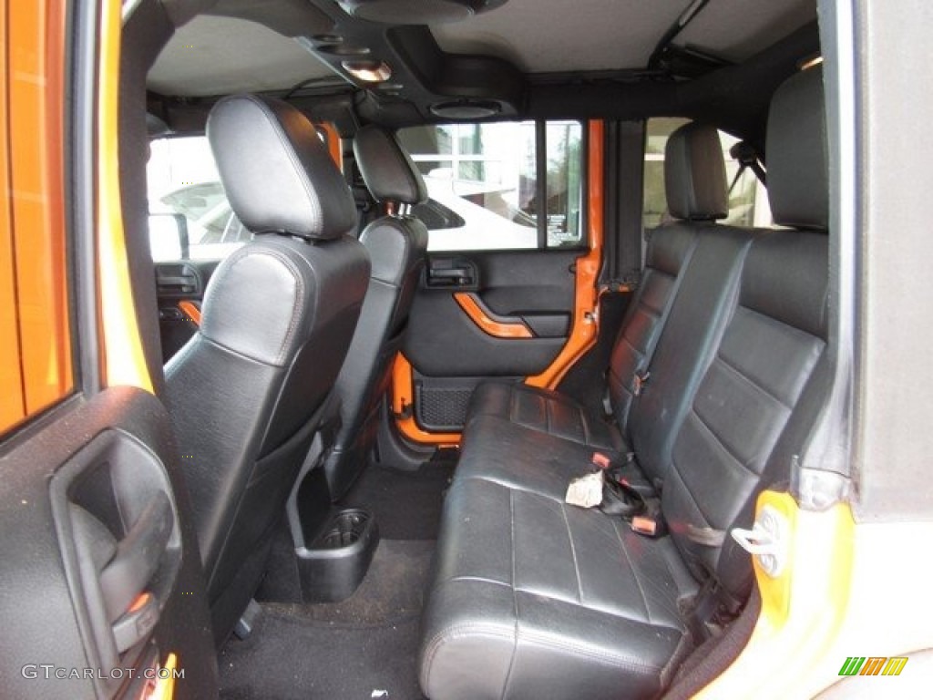 2012 Wrangler Unlimited Sport 4x4 - Crush Orange / Black photo #13