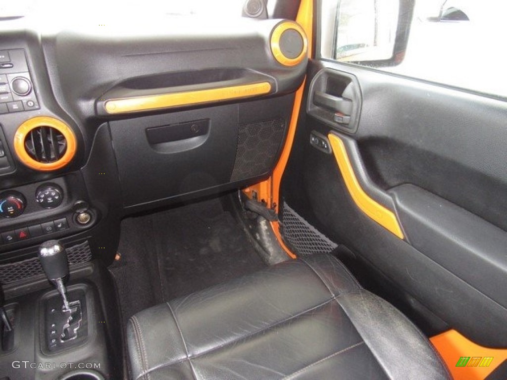 2012 Wrangler Unlimited Sport 4x4 - Crush Orange / Black photo #15