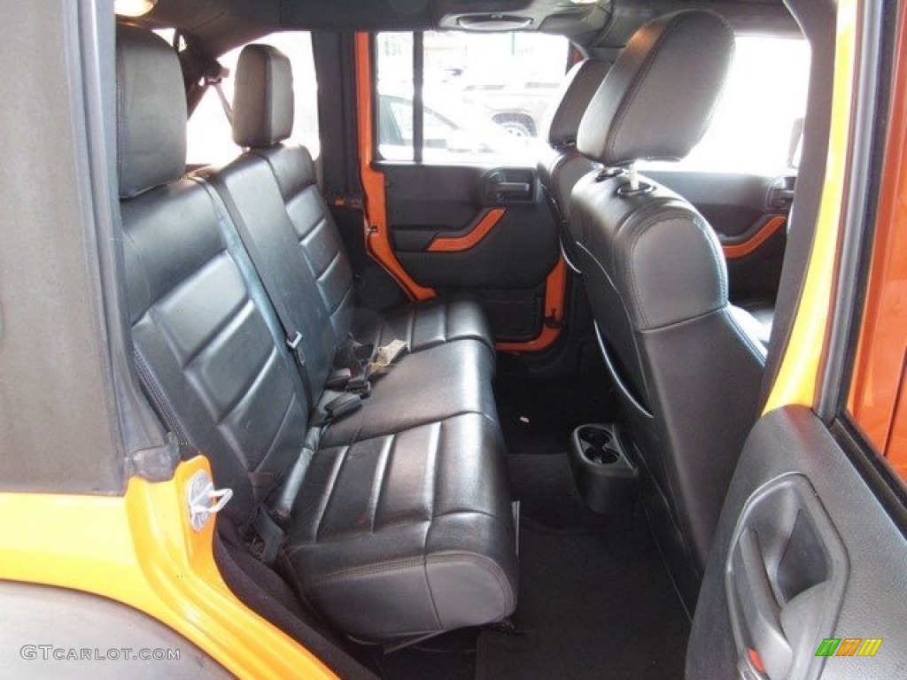 2012 Wrangler Unlimited Sport 4x4 - Crush Orange / Black photo #18