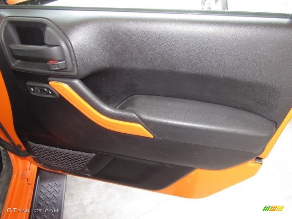 2012 Wrangler Unlimited Sport 4x4 - Crush Orange / Black photo #19