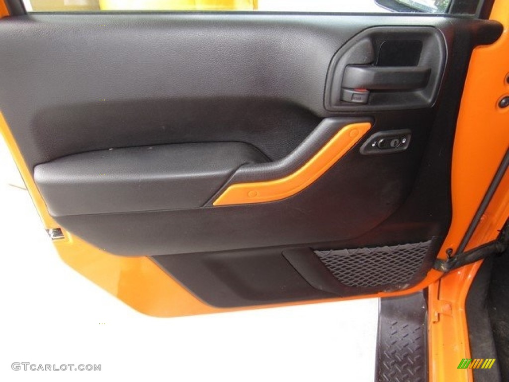 2012 Wrangler Unlimited Sport 4x4 - Crush Orange / Black photo #23