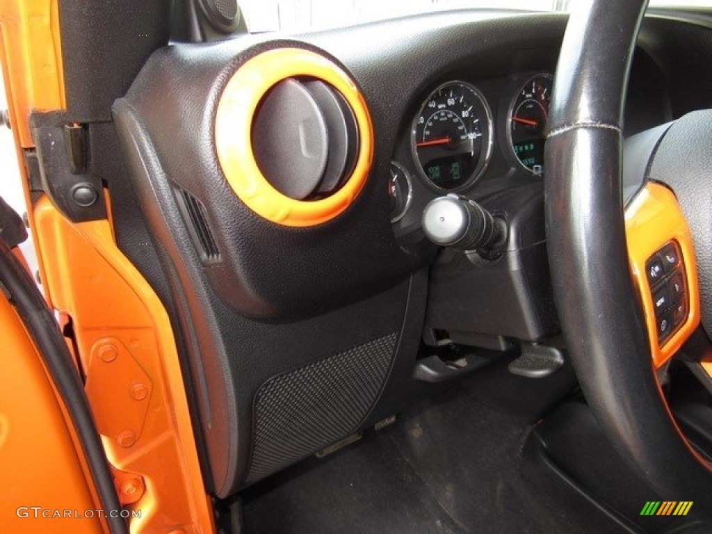 2012 Wrangler Unlimited Sport 4x4 - Crush Orange / Black photo #26