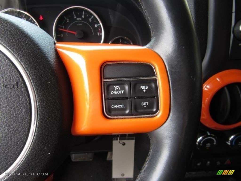 2012 Wrangler Unlimited Sport 4x4 - Crush Orange / Black photo #28