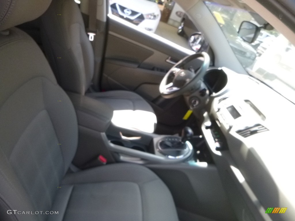 2012 Sportage LX AWD - Twilight Blue / Black photo #11