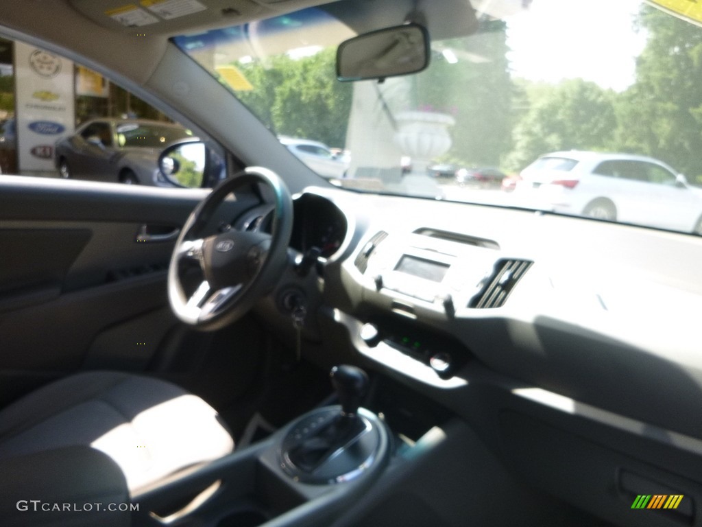 2012 Sportage LX AWD - Twilight Blue / Black photo #12
