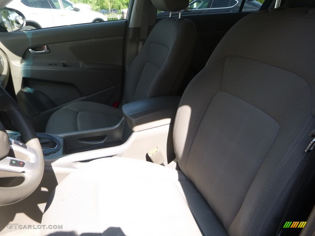 2012 Sportage LX AWD - Twilight Blue / Black photo #14