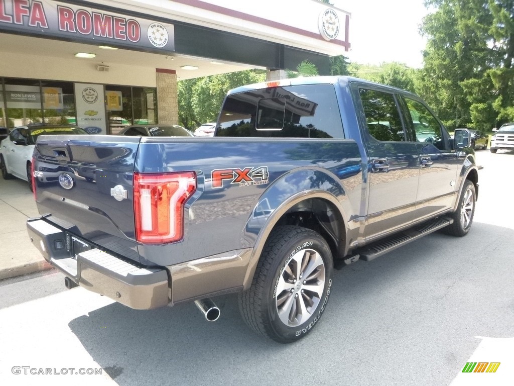2017 F150 King Ranch SuperCrew 4x4 - Blue Jeans / Earth Gray photo #2