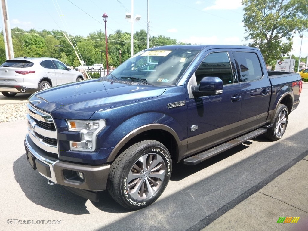 2017 F150 King Ranch SuperCrew 4x4 - Blue Jeans / Earth Gray photo #5