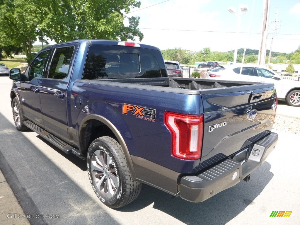 2017 F150 King Ranch SuperCrew 4x4 - Blue Jeans / Earth Gray photo #7