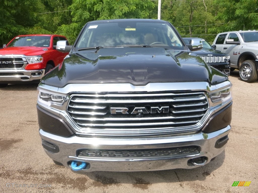 2019 1500 Long Horn Crew Cab 4x4 - Rugged Brown Pearl / Mountain Brown/Light Frost Beige photo #8