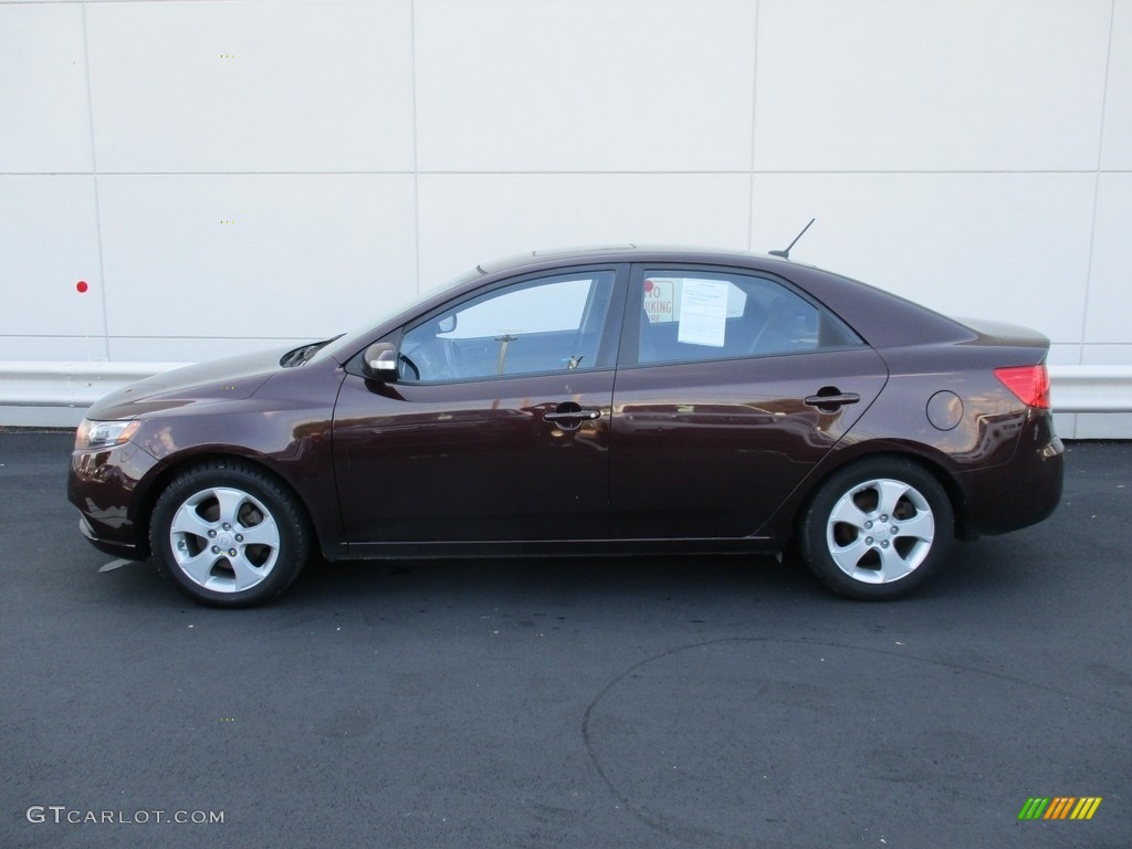 2010 Forte EX - Dark Cherry / Stone photo #2