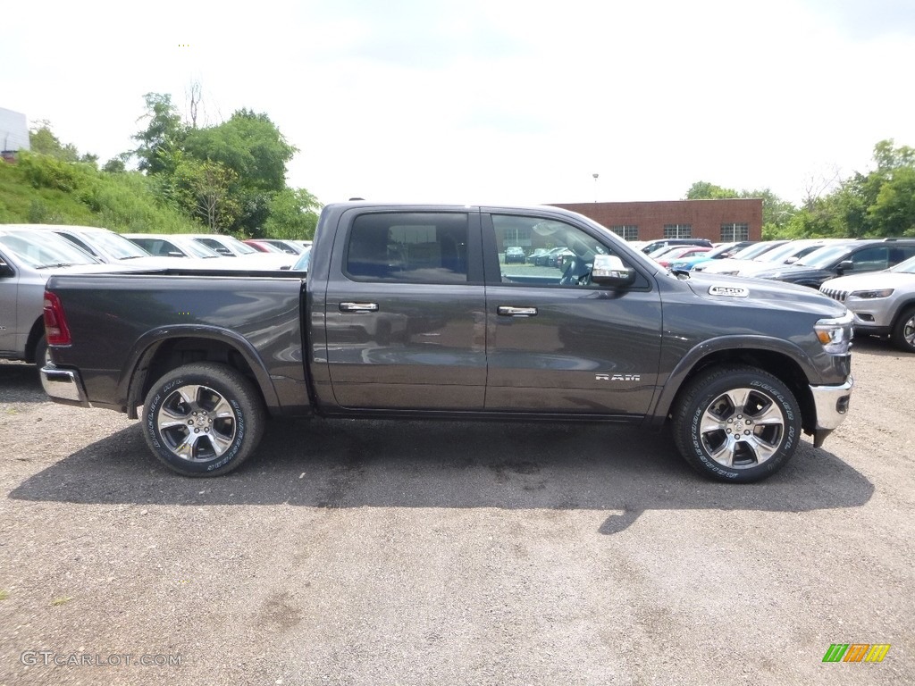 2019 1500 Laramie Crew Cab 4x4 - Granite Crystal Metallic / Black photo #6