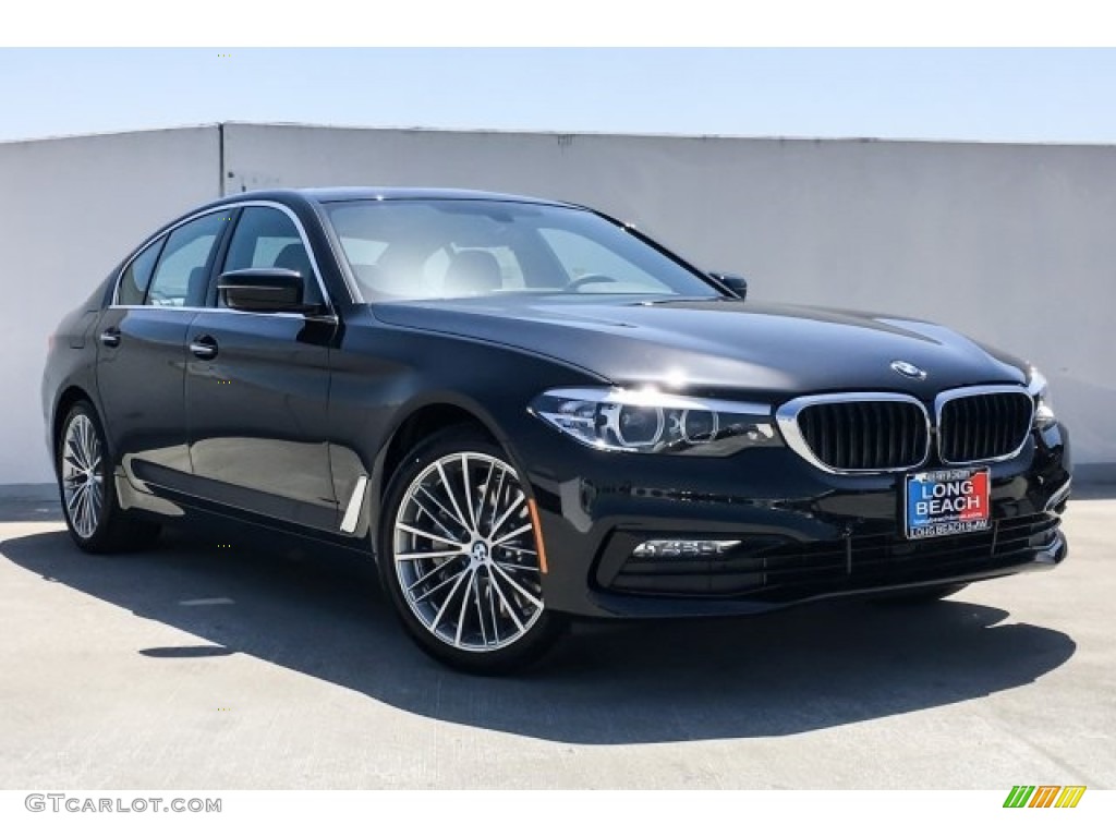 2018 5 Series 530i Sedan - Black Sapphire Metallic / Black photo #12