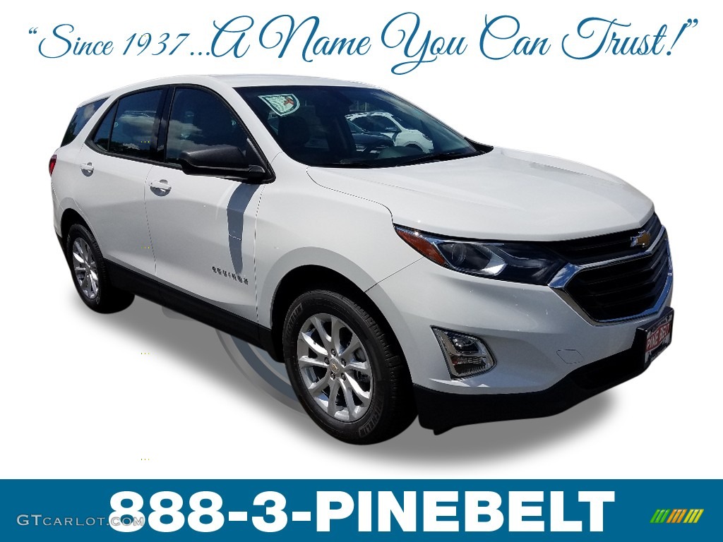 2019 Equinox LS - Summit White / Medium Ash Gray photo #1