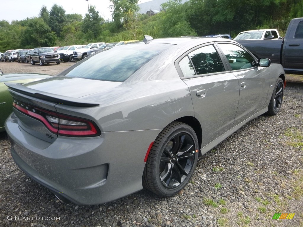 2018 Charger R/T - Destroyer Gray / Black photo #5