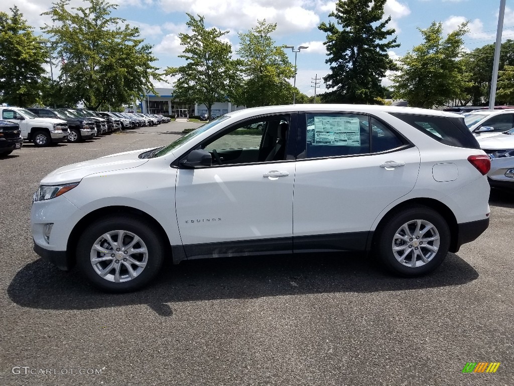 2019 Equinox LS AWD - Summit White / Medium Ash Gray photo #3