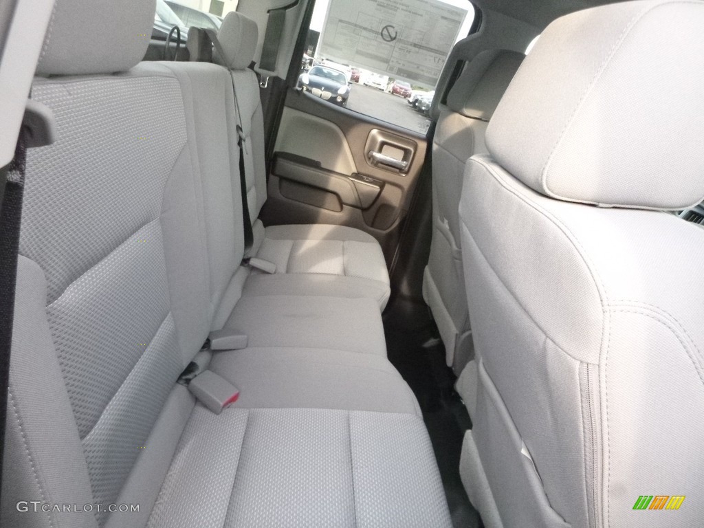 Dark Ash/Jet Black Interior 2019 Chevrolet Silverado LD WT Double Cab 4x4 Photo #128492976
