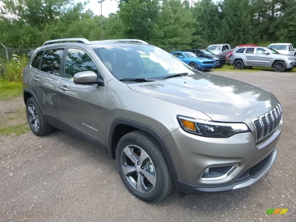 Light Brownstone Pearl 2019 Jeep Cherokee Limited 4x4 Exterior Photo #128492997