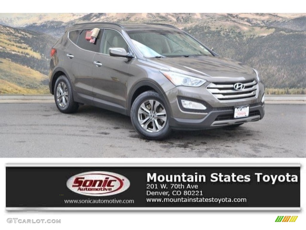 2014 Santa Fe Sport AWD - Cabo Bronze / Beige photo #1