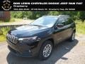 2019 Diamond Black Crystal Pearl Jeep Cherokee Latitude Plus 4x4  photo #1