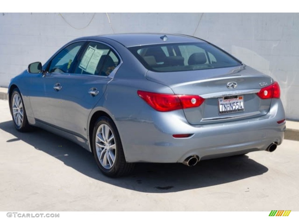 2015 Q50 3.7 - Hagane Blue / Graphite photo #2