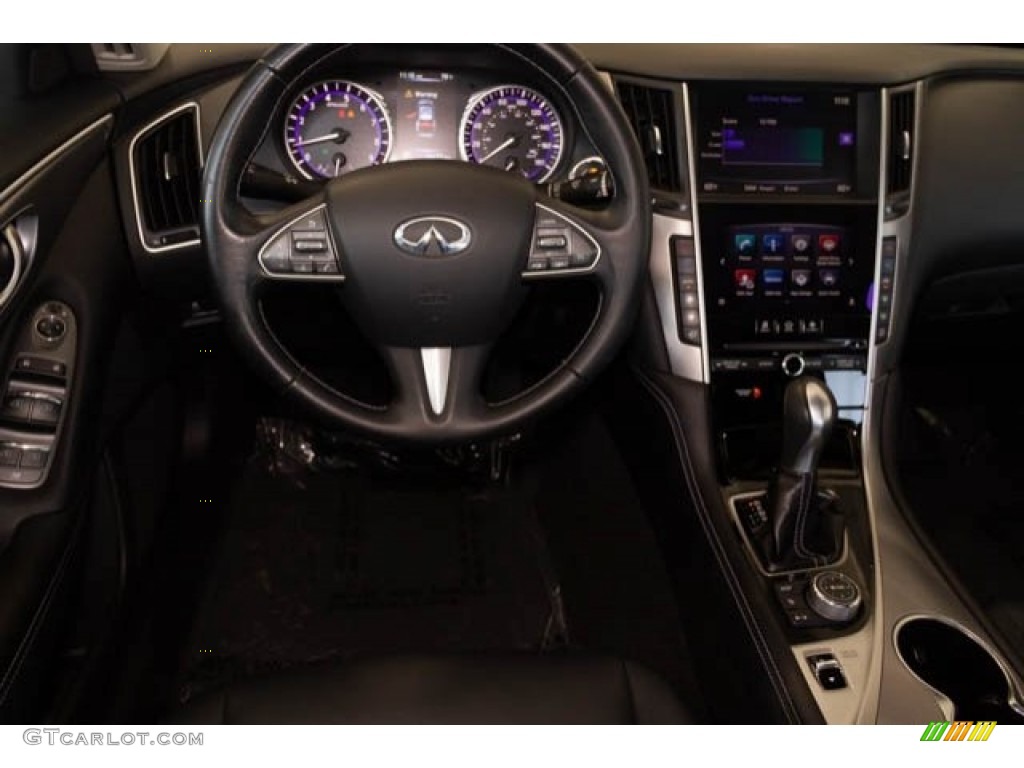 2015 Q50 3.7 - Hagane Blue / Graphite photo #5