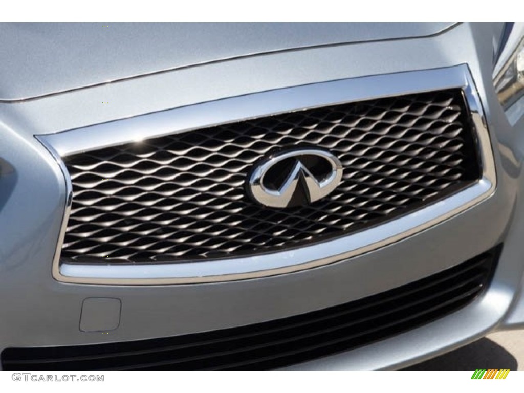 2015 Q50 3.7 - Hagane Blue / Graphite photo #8