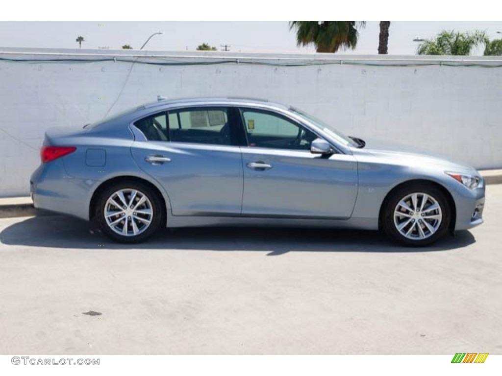 2015 Q50 3.7 - Hagane Blue / Graphite photo #9