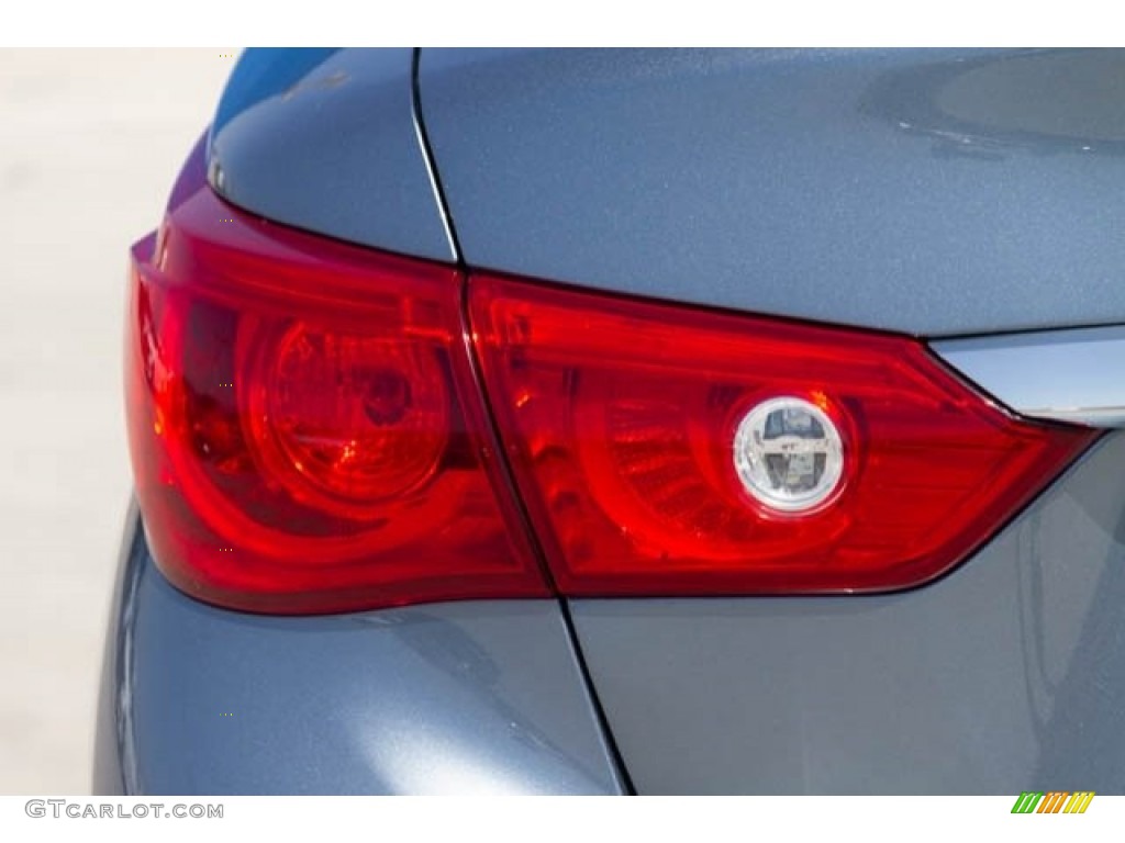 2015 Q50 3.7 - Hagane Blue / Graphite photo #11