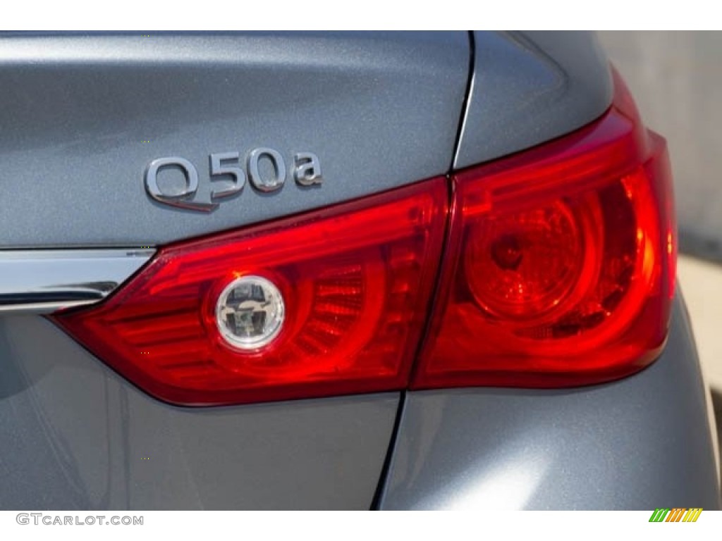 2015 Q50 3.7 - Hagane Blue / Graphite photo #12