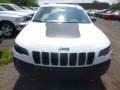 2019 Bright White Jeep Cherokee Trailhawk 4x4  photo #7