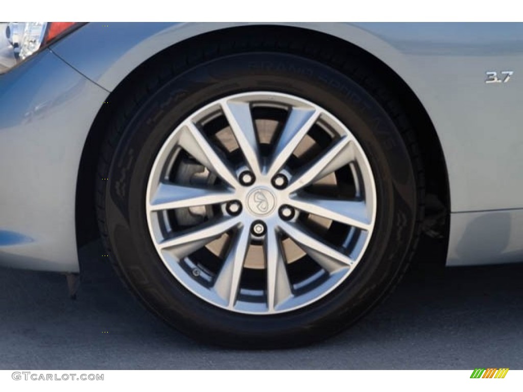 2015 Q50 3.7 - Hagane Blue / Graphite photo #39