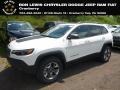 2019 Bright White Jeep Cherokee Trailhawk 4x4  photo #1